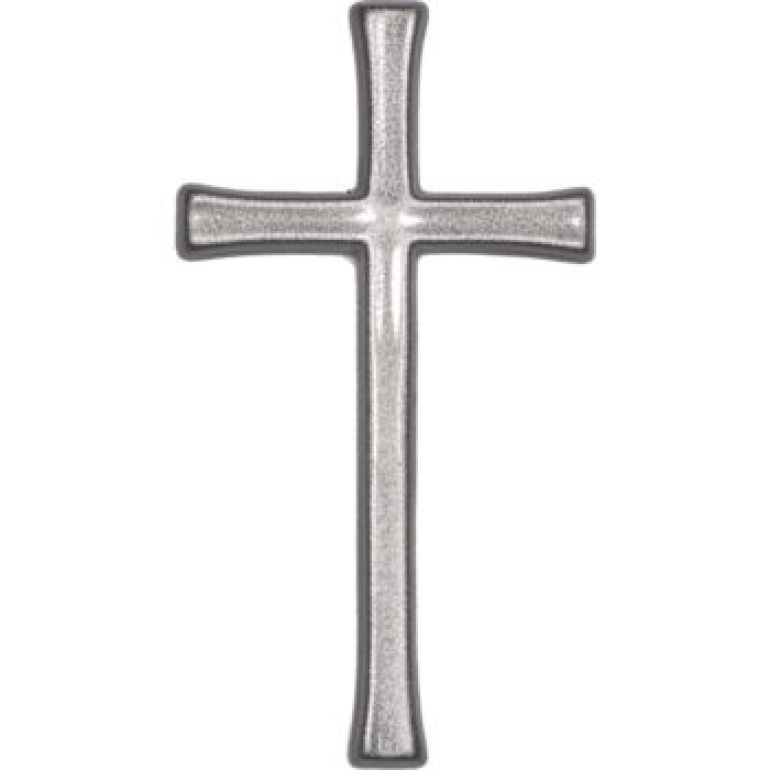 Крест католический 017 12х6.5см, серебро