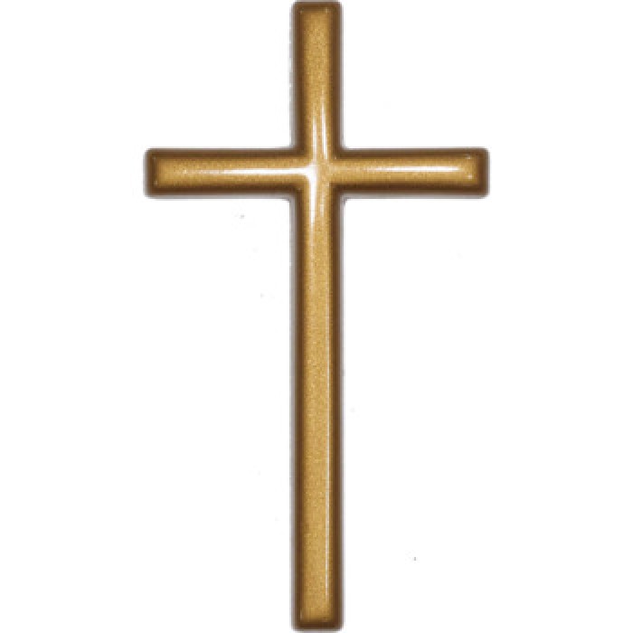 Крест католический 019 15х8см, золото